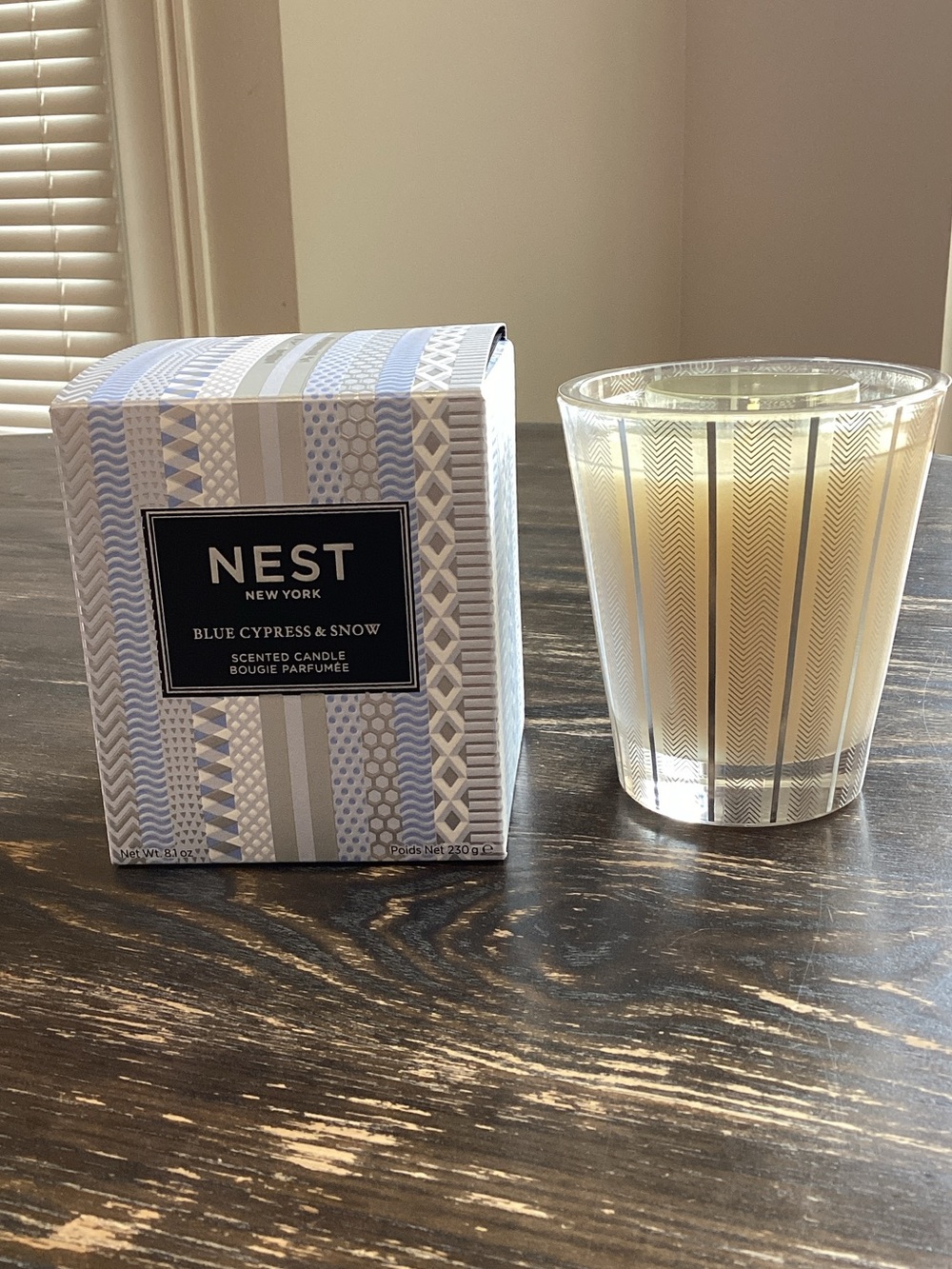 NEST Fragrances Blue Cypress & Snow Classic Candle